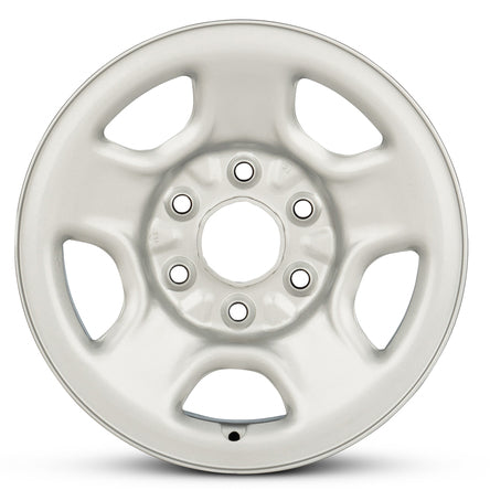 16x6.5 Road Ready Wheels RRW-8048 Silver Steel Wheel 6x5.5 (28mm)