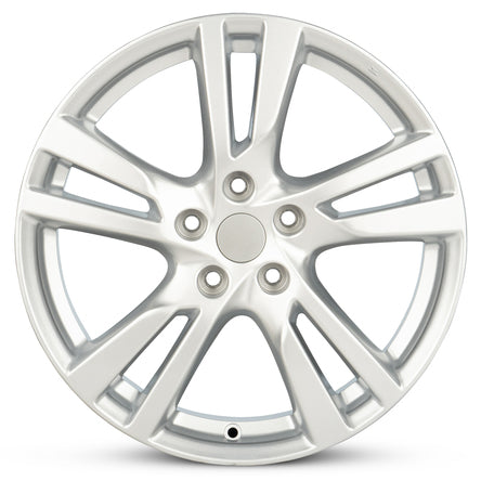 18x7.5 Road Ready Wheels RRW-62594 Silver Aluminum Wheel 5x4.5 (55mm)