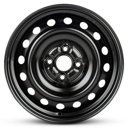 15x5.5 Road Ready Wheels RRW-75211 Black Steel Wheel 4x100 (45mm)