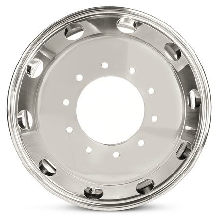 19.5x6 Road Roady RRW-F550B  Aluminum DUALLY Wheel 10x225 (117.5mm)