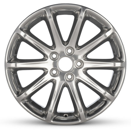 18x8 Road Roady RRW-3852-NS Silver Aluminum Wheel 5x4.5 (40mm)