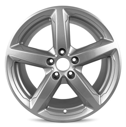 18x8 Road Ready Wheels RRW-10059 Silver Aluminum Wheel 5x4.5 (44mm)