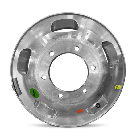 16x6 Road Roady RRW-10286 Silver Aluminum DUALLY Wheel 6x180 (106.5mm)