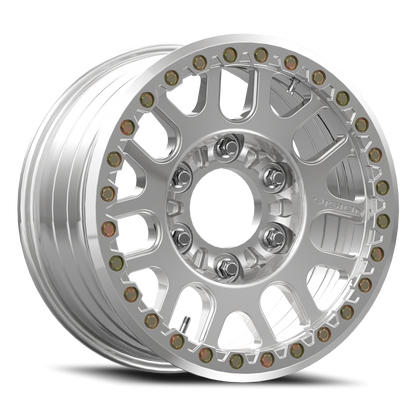 17x9 Vision 111BL F-Nemesis Polished FORGED BEADLOCK Wheel 6x6.5 (26mm)