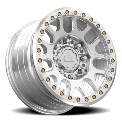 17x9 Vision 111BL F-Nemesis Polished FORGED BEADLOCK Wheel 8x6.5 (26mm)