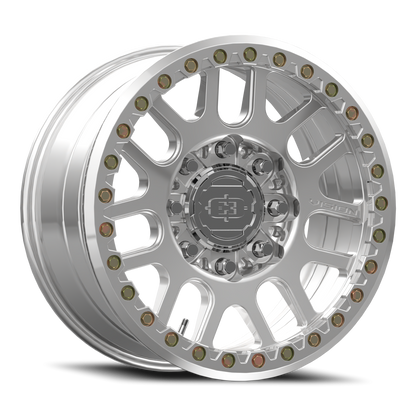 18x9 Vision 111BL F-Nemesis Polished FORGED BEADLOCK Wheel 8x6.5 (26mm)