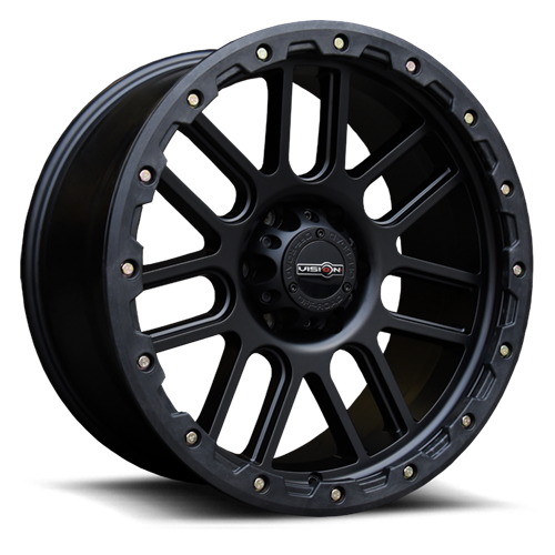 18x9 Vision Off-Road 111 Nemesis Matte Black Wheel 6x5.5 (18mm)