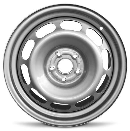 17x6.5 Road Ready Wheels RRW-69506 Silver Steel Wheel 5x4.5 (39mm)