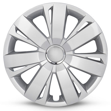 16" Road Ready RRW-61563 Silver Plastic Covercaps Set of 4
