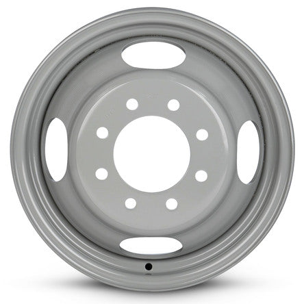 16x6 Road Roady RRW-01620A Grey Steel DUALLY Wheel 8x6.5 (127mm)