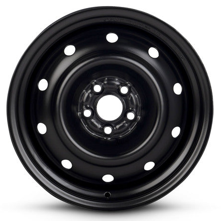 16x6.5 Road Ready Wheels RRW-68765 Black Steel Wheel 5x100 (40mm)