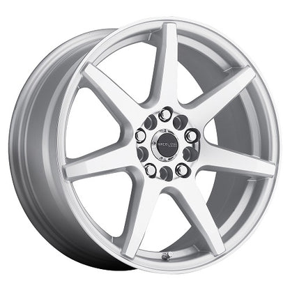 17x7.5 Raceline 131S Evo Silver Machined Wheel 5x105/5x115 (+40mm)