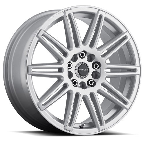 17x7.5 Raceline 143S Cobalt Silver Wheel 5x112/5x120 (+40mm)