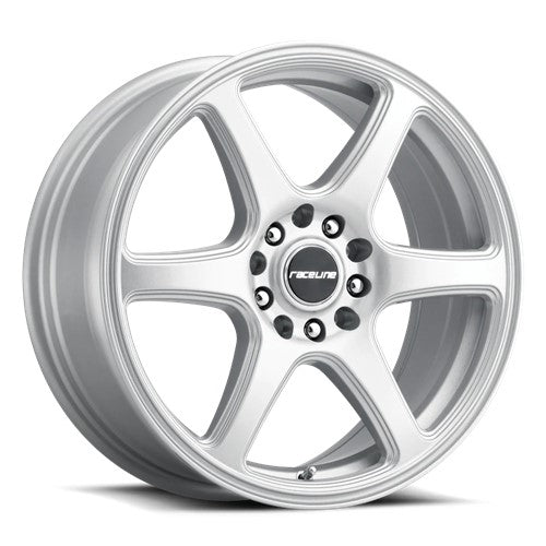 14x5.5 Raceline 146S Matrix Silver Wheel 4x100/4x4.5 (35mm)