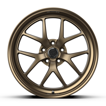 19x9.5 fifteen52 Sector RSR Matte Bronze Gloss Lip Wheel 5x4.5 (38mm)