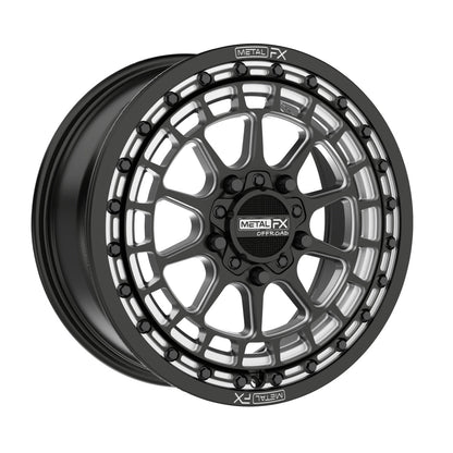 17 Outlaw R Beadlock | Satin Black Contrast Cut