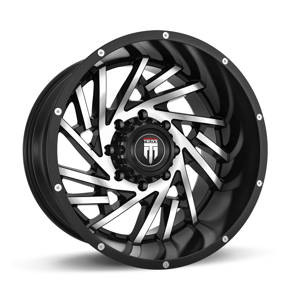 20x10 American Truxx WEB Black/Machined Wheel 5x150 (-24mm)