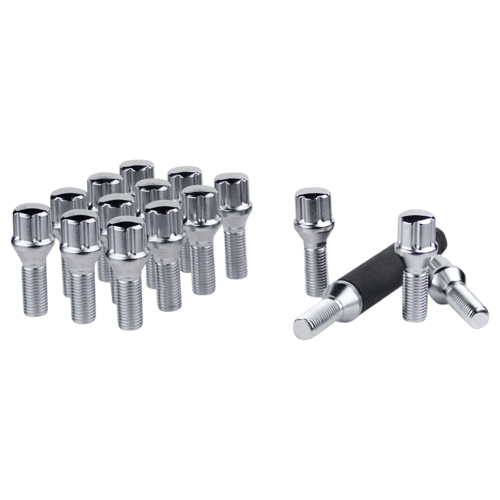 SPLINE LUG BOLT 12-1.50 32MM CHR BULK