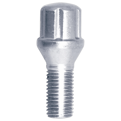 SPLINE LUG BOLT 12-1.50 24MM CHR BULK