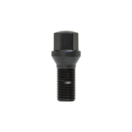 BOLT CONE 17MM 15-1.25 BLK 28MM BULK