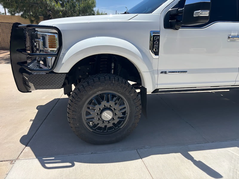 22x8.25 DDC Aftermath Black 11-UP GM DUALLY Wheels 8x210 Set of 6