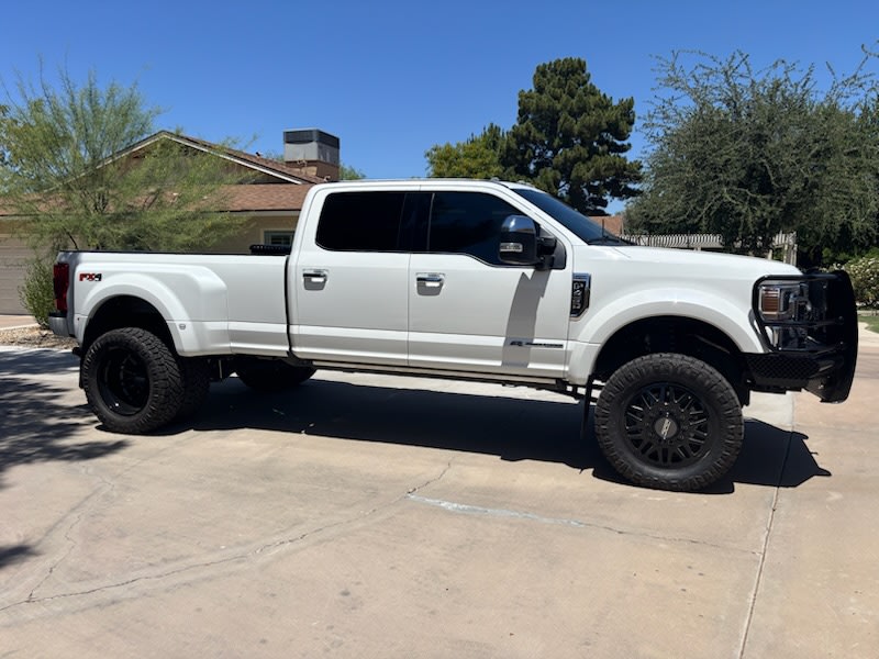 22x8.25 DDC Aftermath Black 11-UP GM DUALLY Wheels 8x210 Set of 6