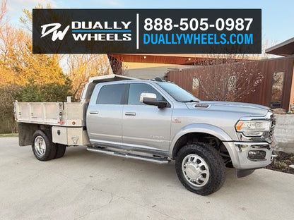 20x7.75 DDC The Shield Polished FORD/DODGE DUALLY Wheels 10x225 Set of 6