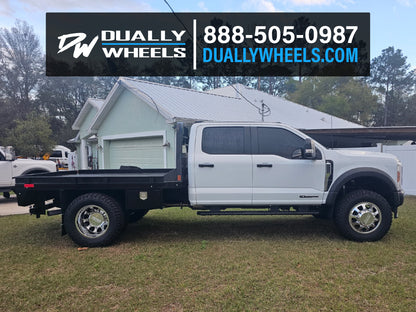 20x8.25 DDC The Shield Polished FORD/DODGE DUALLY Wheels 10x225 Set of 6