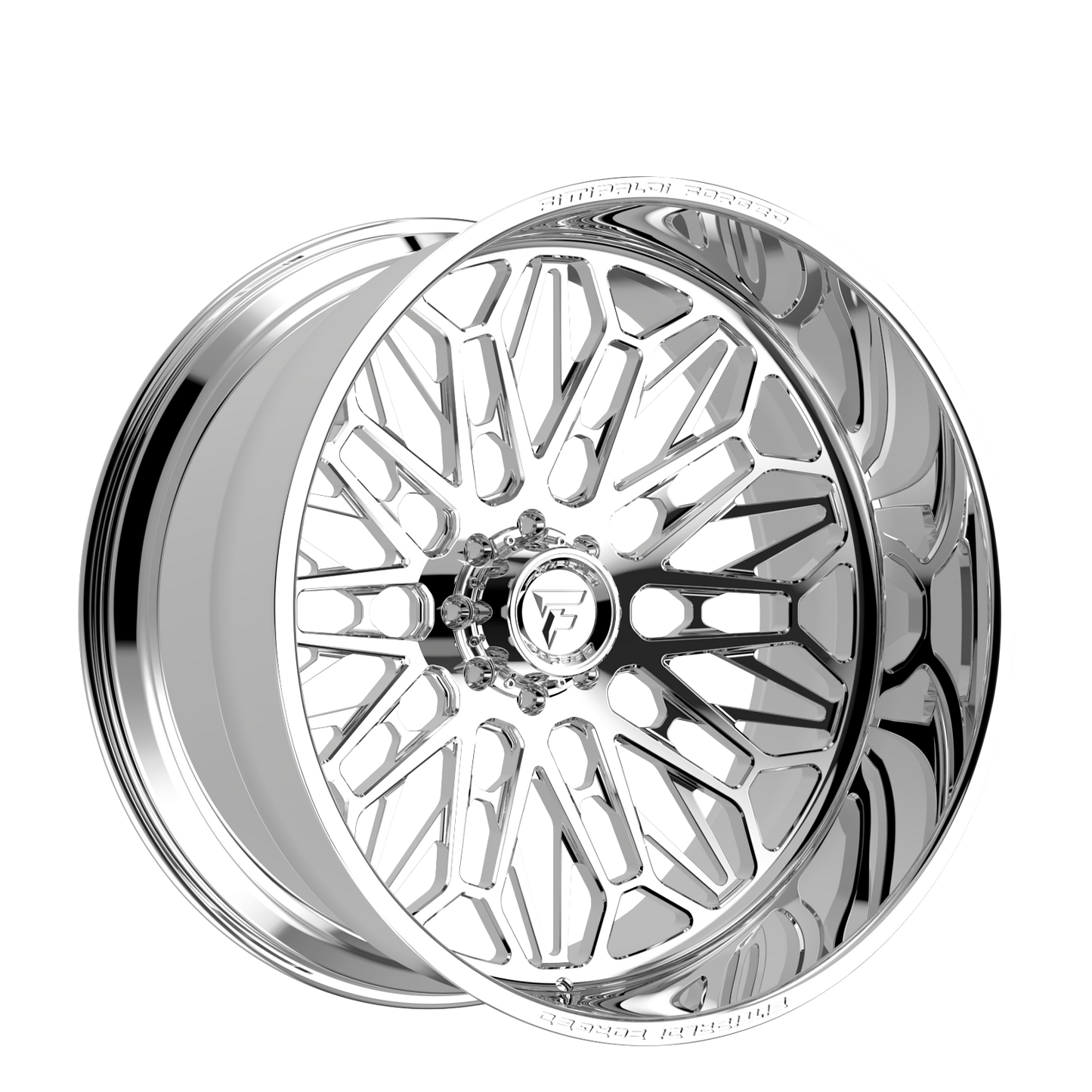 30x16 Fittipaldi Offroad FTF509P Polished Wheel 8x180 (-101mm)