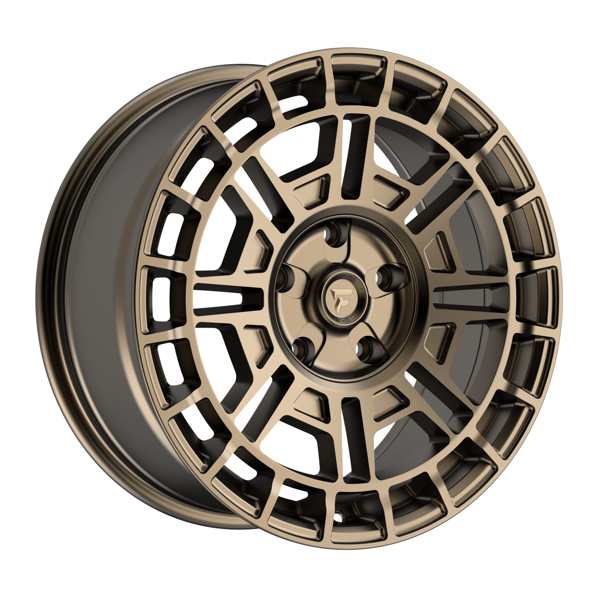 18x8 Fittipaldi Offroad FT109Z Satin Bronze Wheel 5x100/5x112 (35mm)