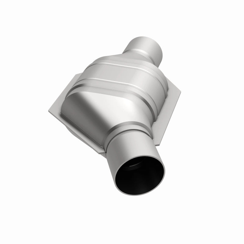 MagnaFlow Universal Catalytic Converter 2.25in Angled Inlet Front CA