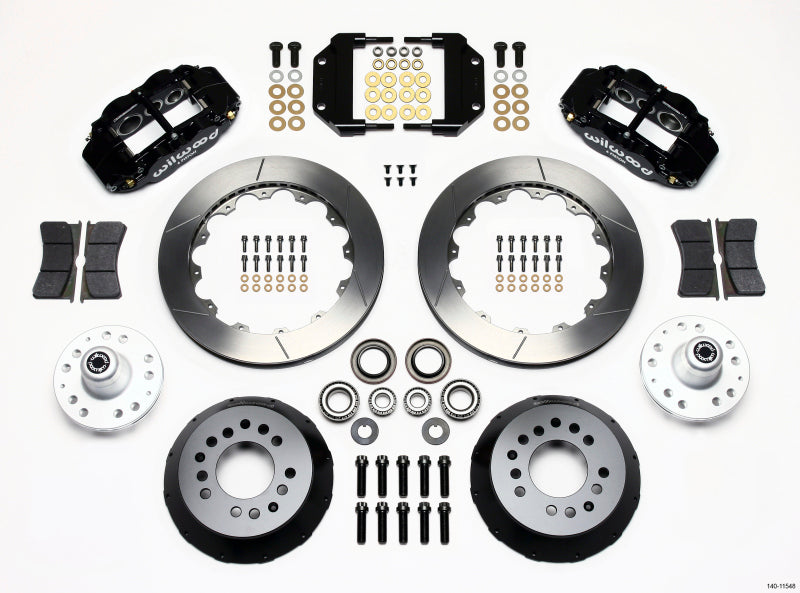 Wilwood Narrow Superlite 6R Front Hub Kit 12.88in Magnum Force Drop Spindle