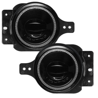 Oracle Jeep Wrangler JL/Gladiator JT Sport High Performance W LED Fog Lights - Red