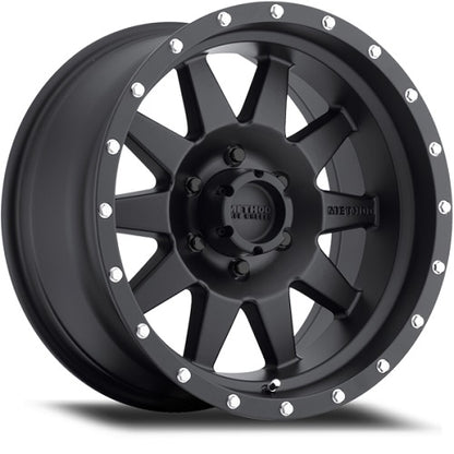 16x8 Method MR301 Standard Matte Black Wheel 5x5 (0mm)