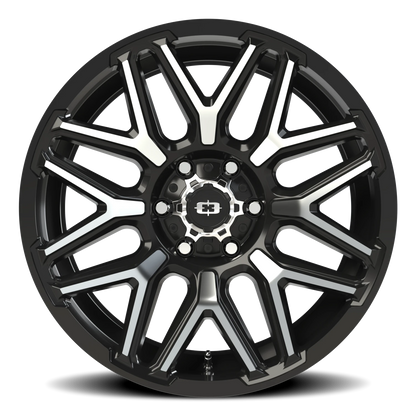 22x10 Vision 305 Rekluse Gloss Black Machined Face Wheel 6x135 (-19mm)