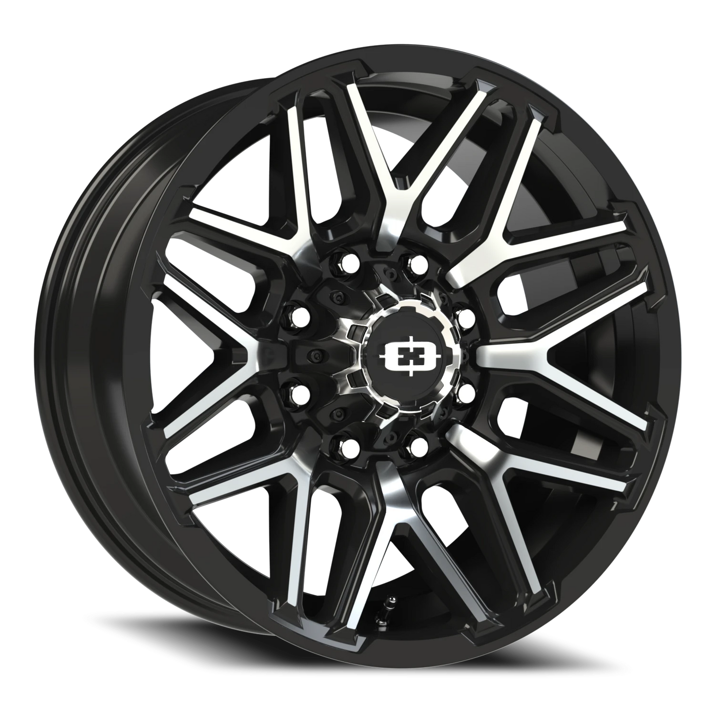 22x10 Vision 305 Rekluse Gloss Black Machined Face Wheel 8x170 (-19mm)