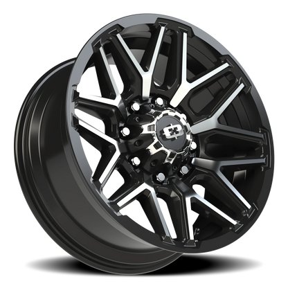 22x10 Vision 305 Rekluse Gloss Black Machined Face Wheel 8x170 (-19mm)