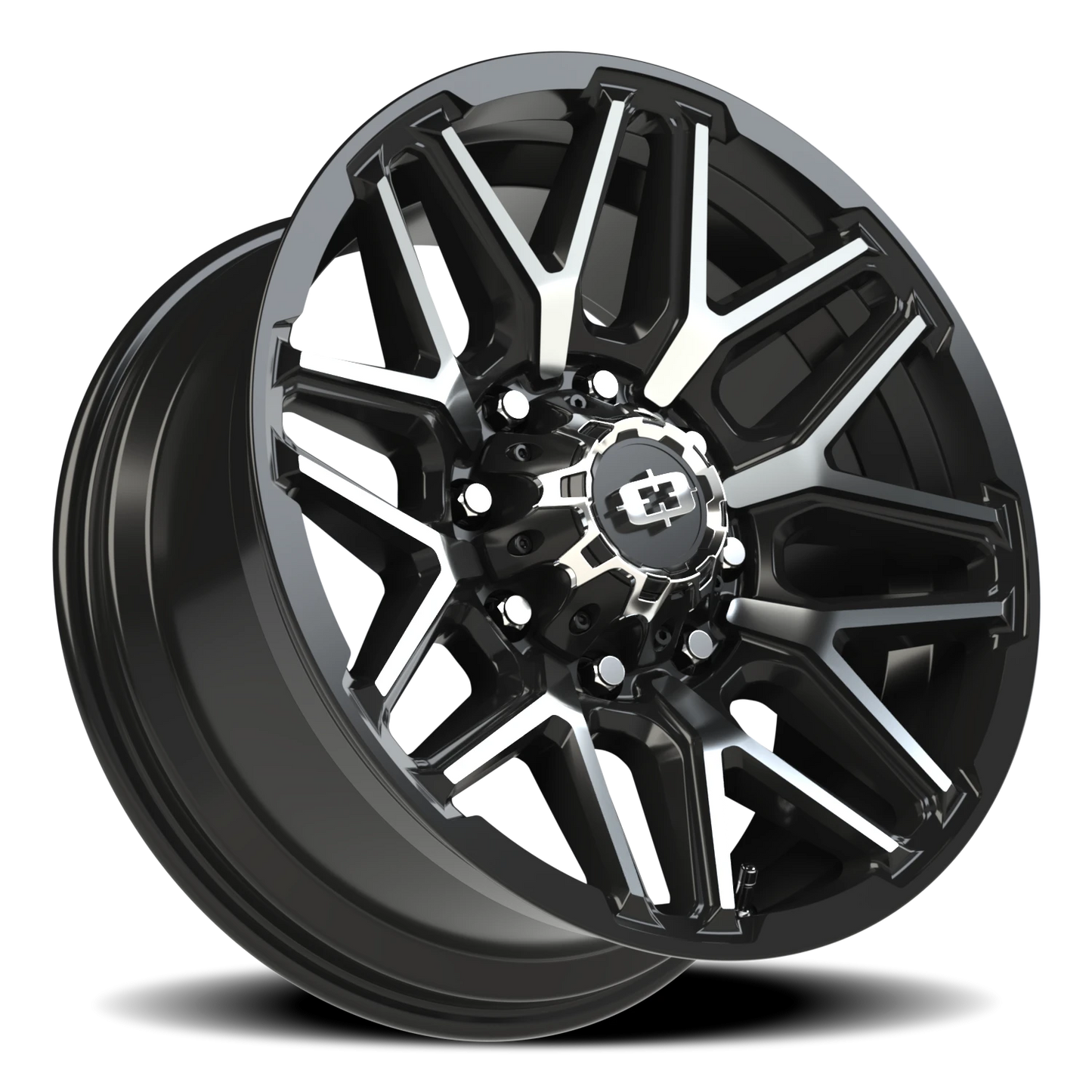 22x10 Vision 305 Rekluse Gloss Black Machined Face Wheel 8x180 (-19mm)