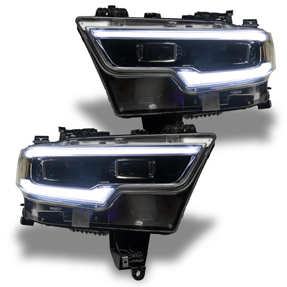 Oracle 19-21 RAM 1500 Projector LED Headlight DRL Kit - RGBW+A w/ 2.0 Controller