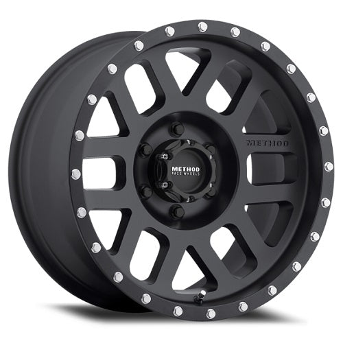 17x8.5 Method MR306 Mesh Matte Black Wheel 8x6.5 (0mm)