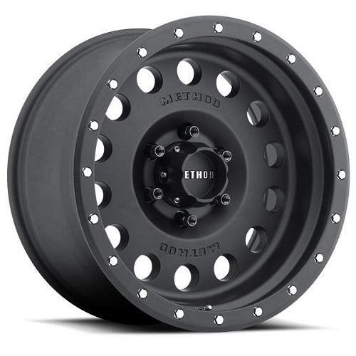 17x8.5 Method MR307 Hole Matte Black Wheel 6x5.5 (0mm)