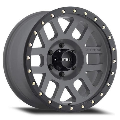 18x9 Method MR309 Grid Titanium/Black Street Loc Wheel 5x150 (0mm)