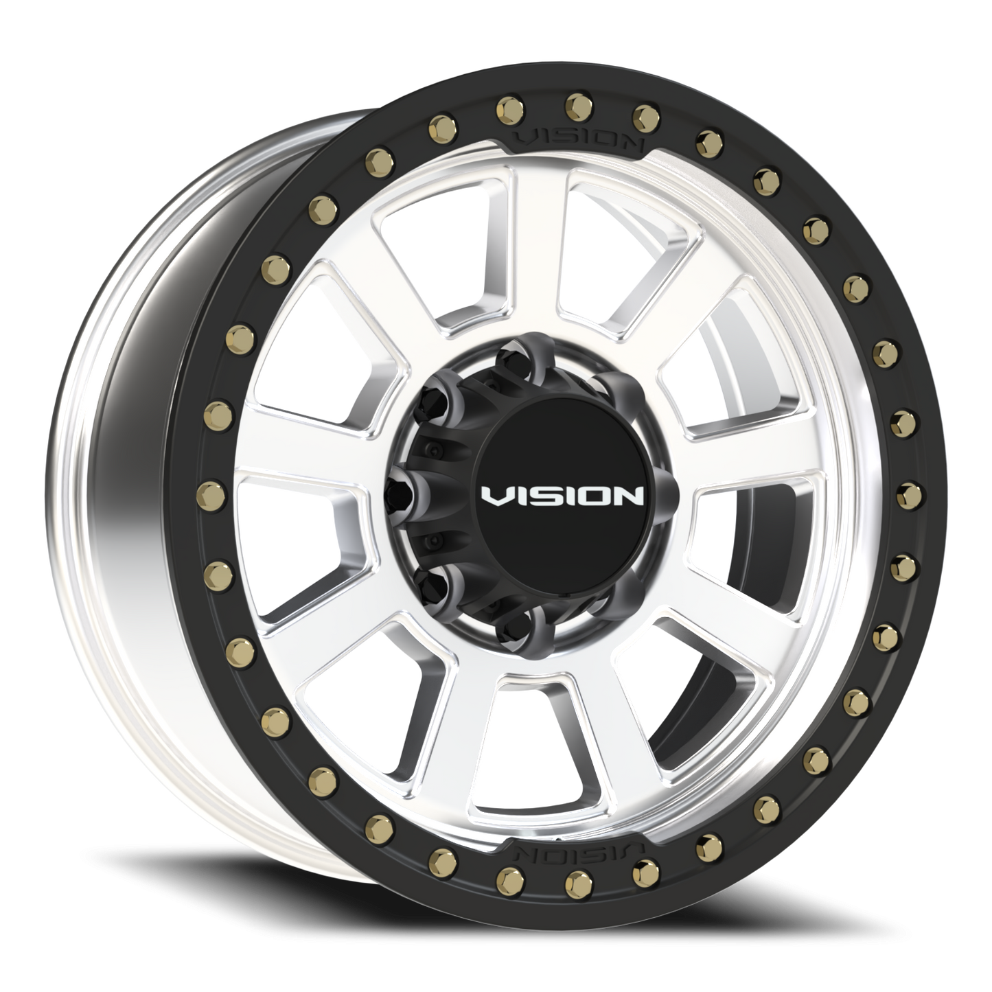 20x9 Vision 350BL Ojos Machined BEADLOCK Wheel 8x170 (10mm)