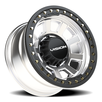 17x9 Vision 350BL Ojos Machined BEADLOCK Wheel 8x6.5 (-40mm)