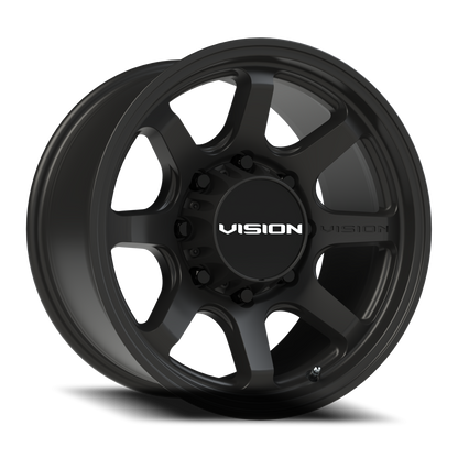 17x8.5 Vision 351 Flow Satin Black Wheel 8x170 (18mm)