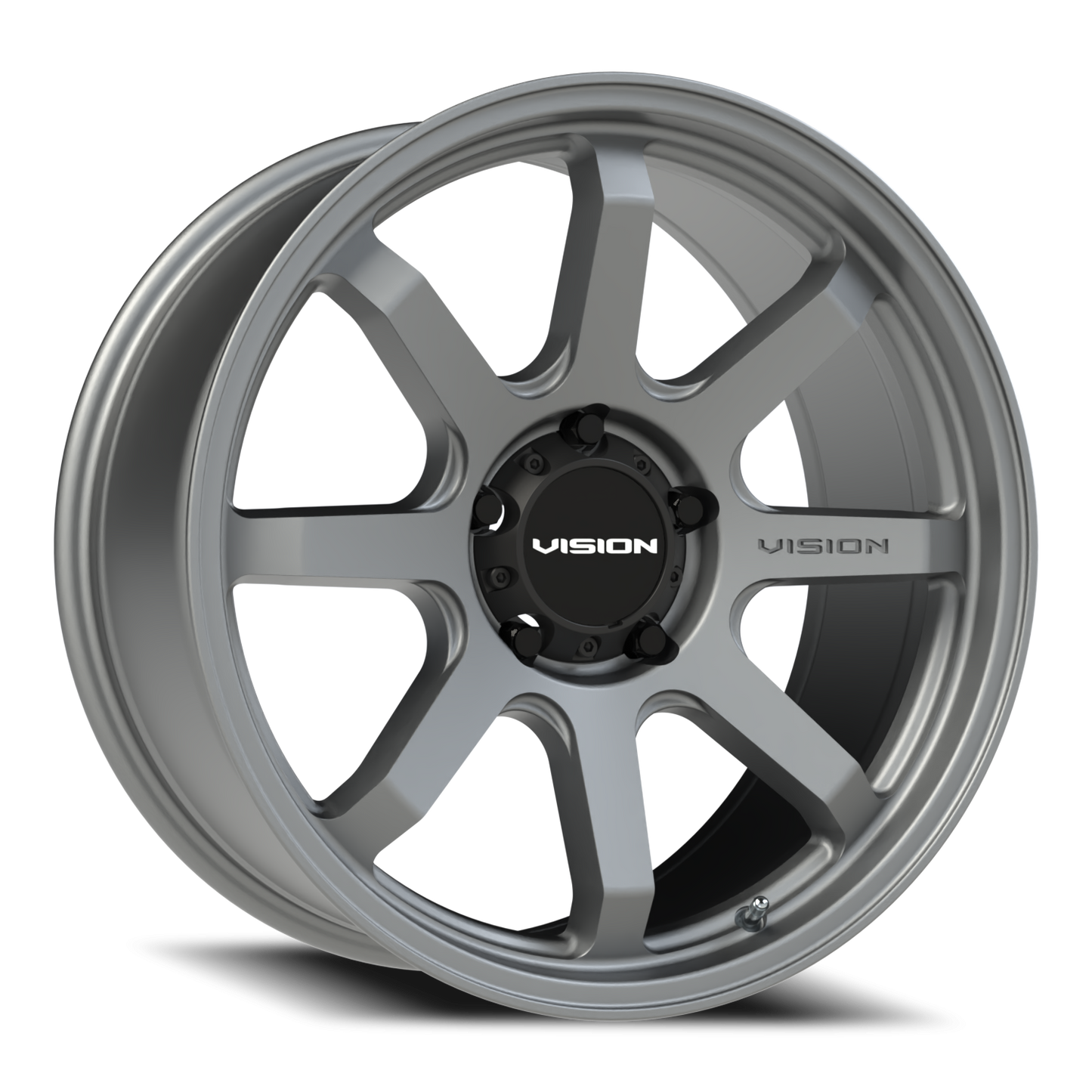 20x9 Vision 351 Flow Satin Grey Wheel 5x5.5 (10mm)
