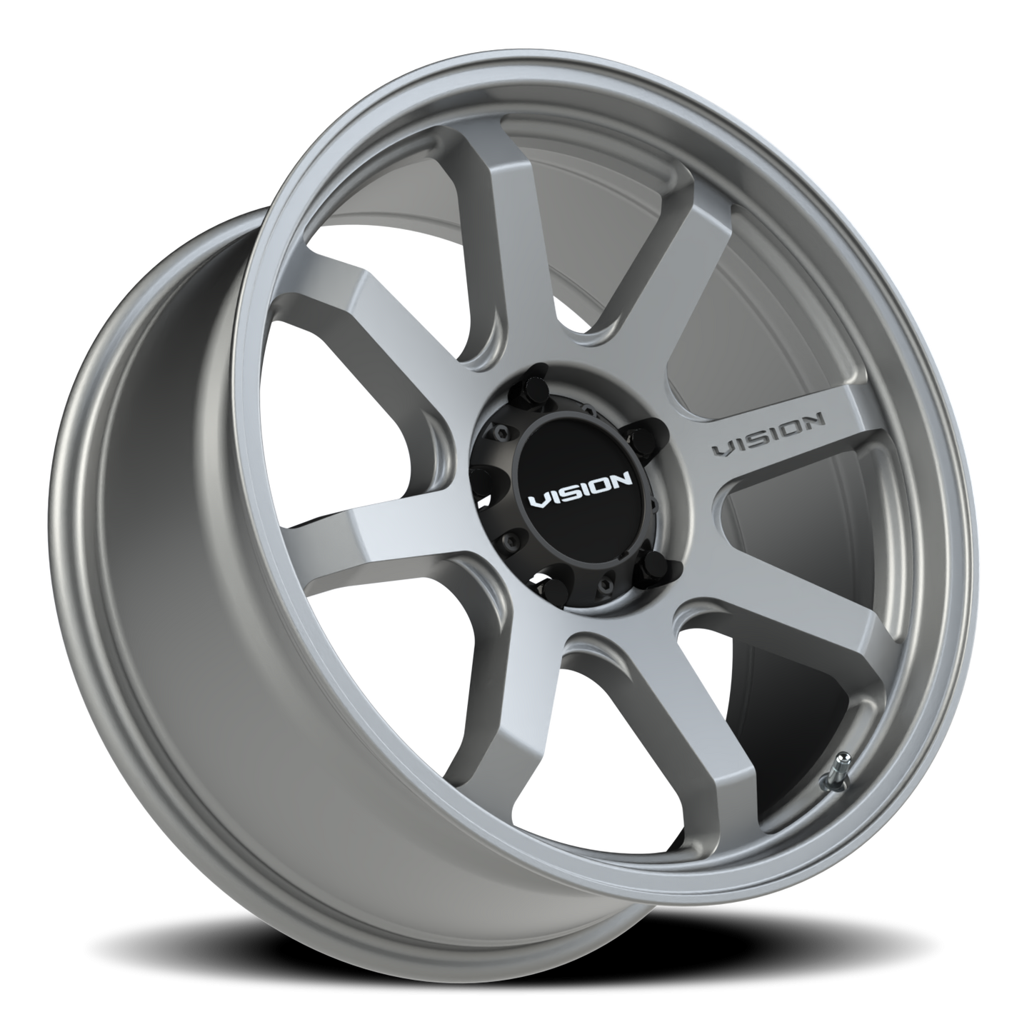 20x9 Vision 351 Flow Satin Grey Wheel 5x5.5 (10mm)