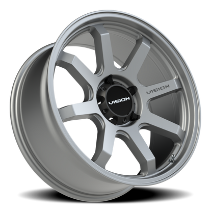 20x9 Vision 351 Flow Satin Grey Wheel 5x5.5 (10mm)