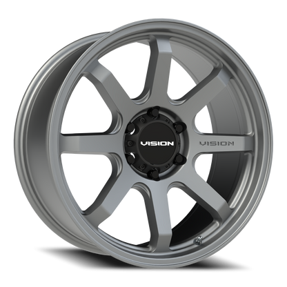 20x9 Vision 351 Flow Satin Grey Wheel 6x135 (10mm)