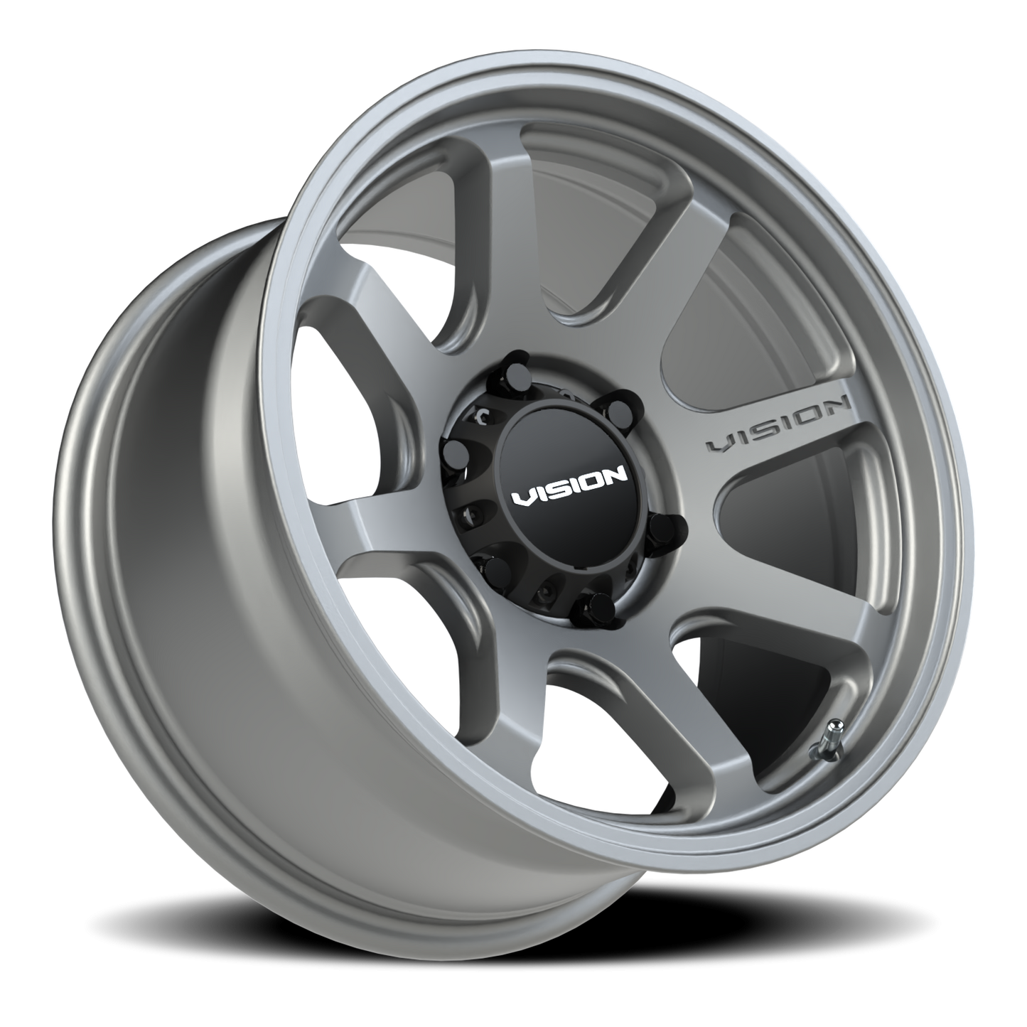 17x8.5 Vision 351 Flow Satin Grey Wheel 6x135 (10mm)
